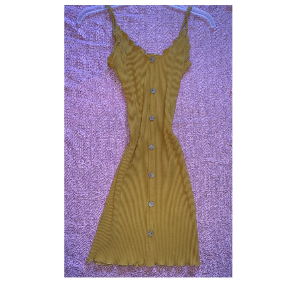 💗MUSTARD YELLOW MINI DRESS💗